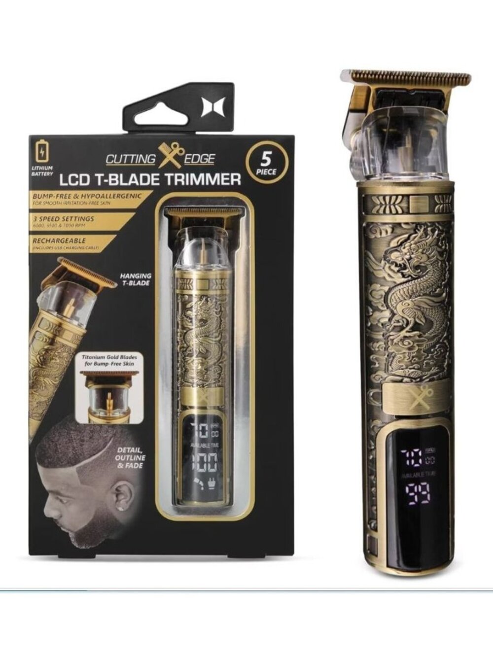 Cutting Edge Men's T-Blade Trimmer